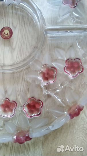 Хрустальная менажница