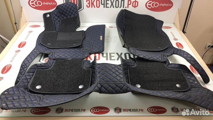 3D Коврики Toyota из Экокожи