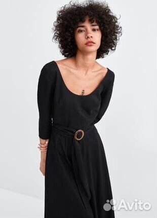 Платье Zara лен, 34 eur