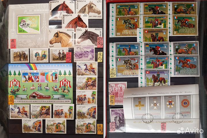 Марки. Лошади. Униформа. Оружие