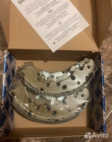 Задние колодки барабанные Opel, Fiat