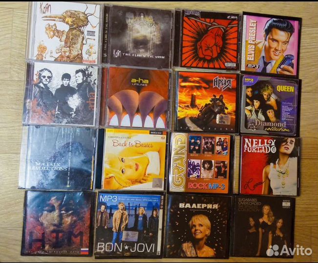 CD диски альбомы рок поп + mp3