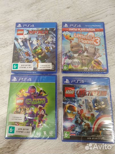 Лот детских игр ps4, ps5 Новый