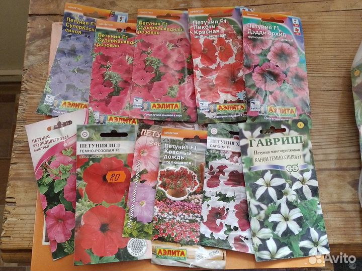 Астра петуния чина перец горошек семена