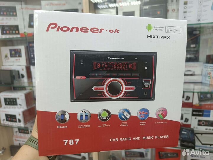 Магнитола 2DIN Pioneer новая