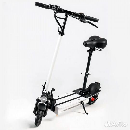 Электросамокат с сиденьем Kugoo m2 белый гарантия