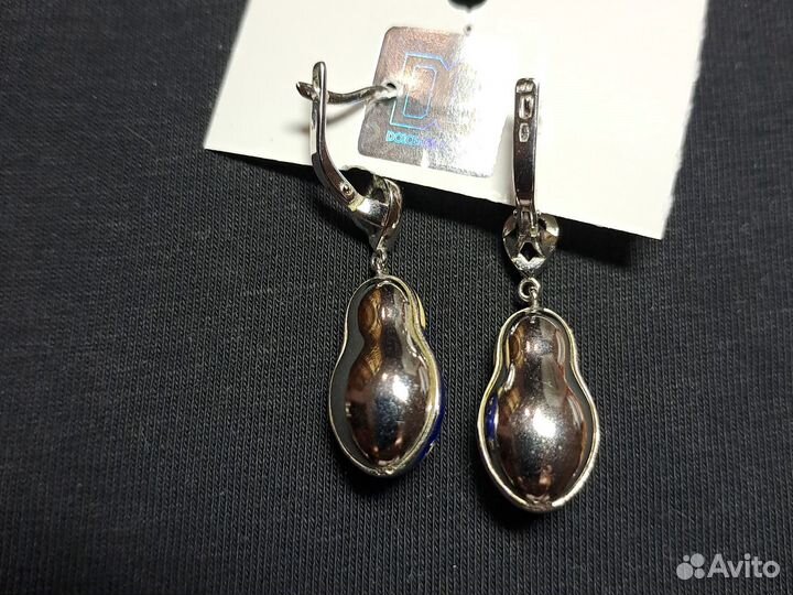 Серьги Матрешки серебро