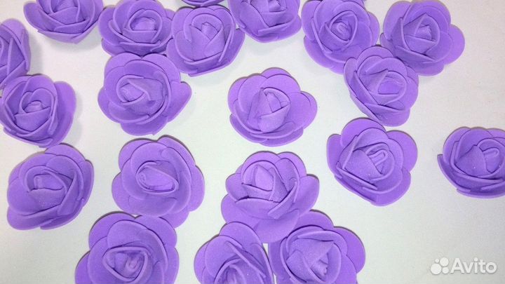 Розы из фоамирана