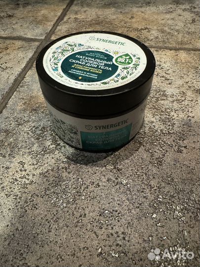 Скраб synergetic чуть б/у