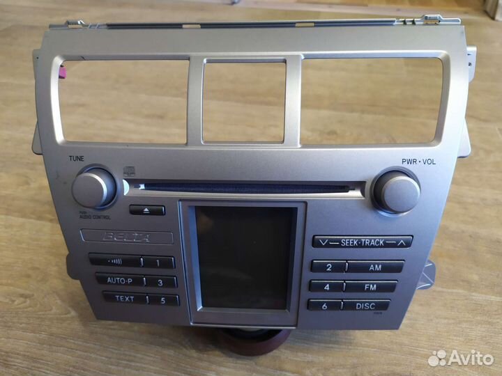 Магнитола штатная тойота Бельта