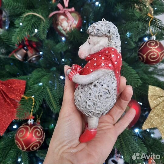 Елочные игрушки ватные