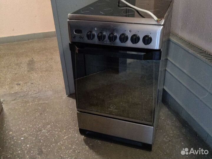 Плита электрическая стекло керамика indesit