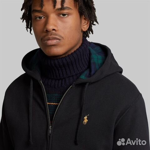 Флисовая толстовка Polo Ralph Lauren, черная L купить в Краснодаре ...