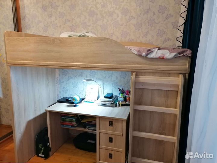 Детская кровать, чердак. Матрас