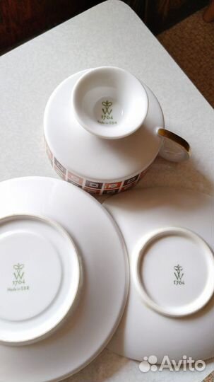 Чайный сервиз СССР гдр (8 предметов )