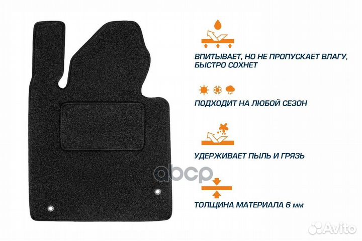 Коврики салона Текстильные коврики салона Business