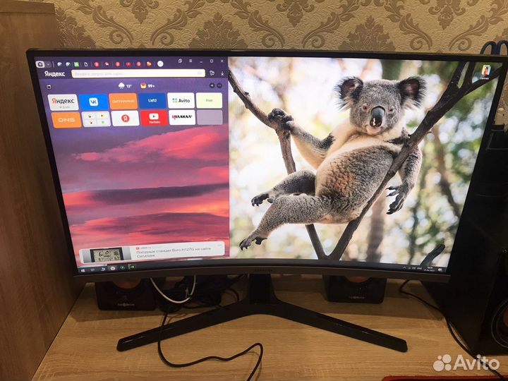 Монитор samsung 27 изогнутый c27r500fhi