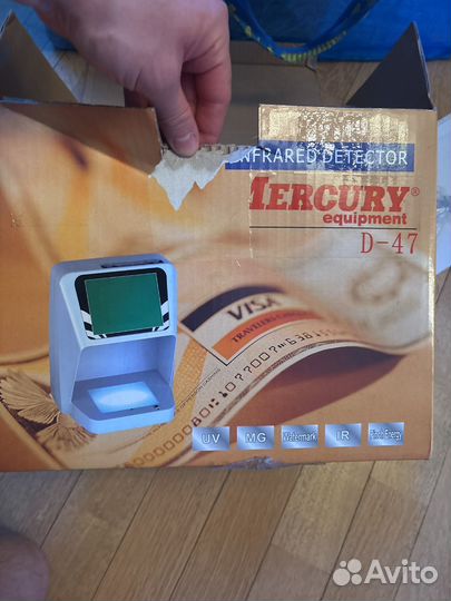 Инфракрасный детектор банкнот mercury d-47