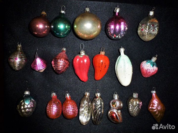 Елочные игрушки СССР Винтаж