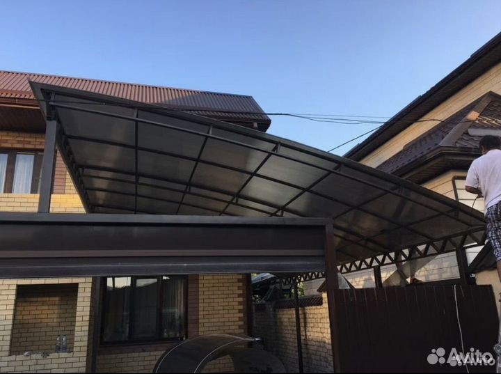 Навес под ключ