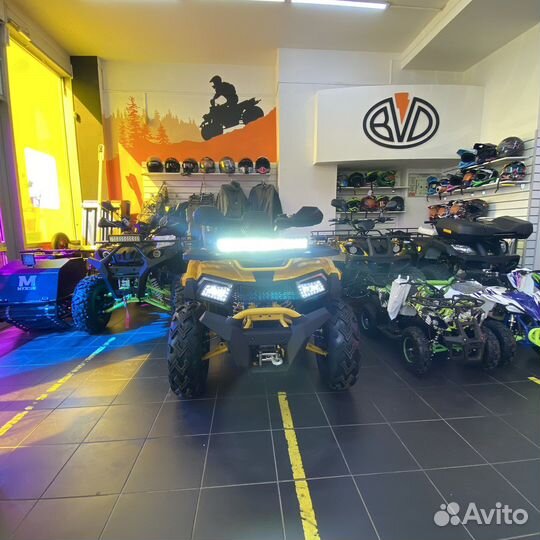 Квадроцикл motoland wild track x winch 200