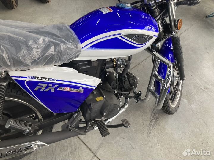 Мопед Motoland Альфа RX 11 синий