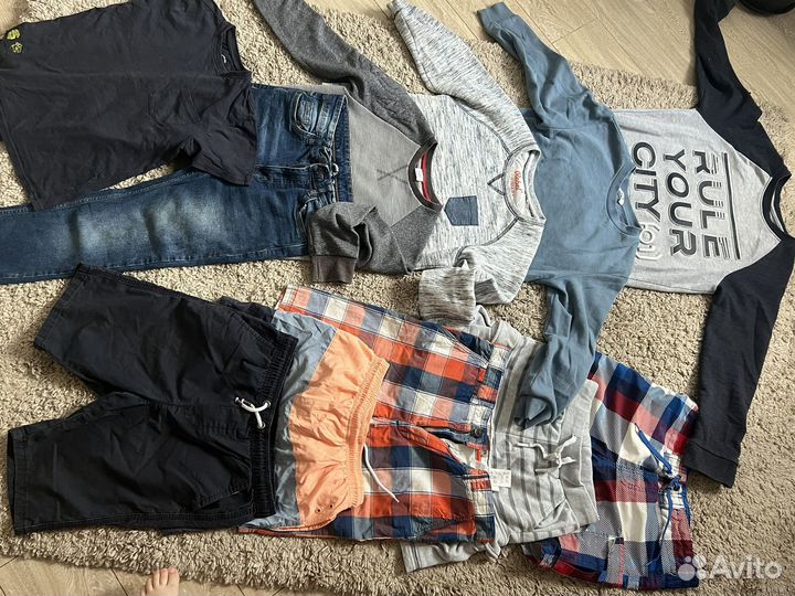 Вещи пакетом на мальчика 140 146