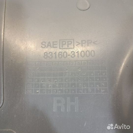 Накладка на стойку кузова правая Nissan Almera