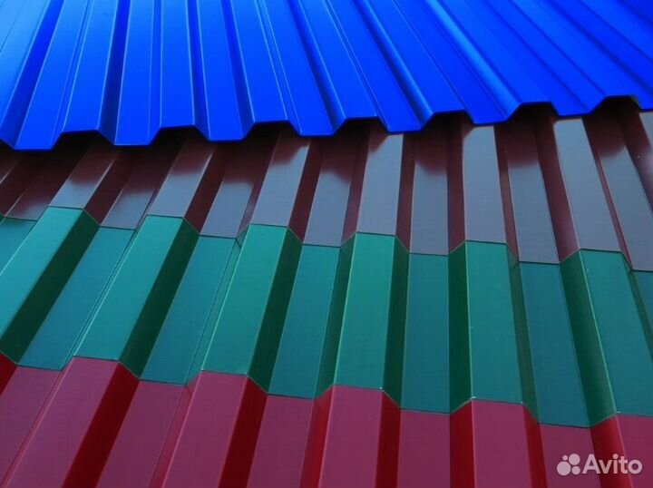 Профнастил профлист мп20 красный