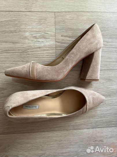 Туфли Mascotte 38 натуральная замша