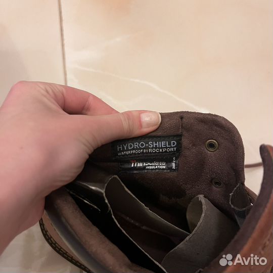 Кожаные мужские ботинки Rockport