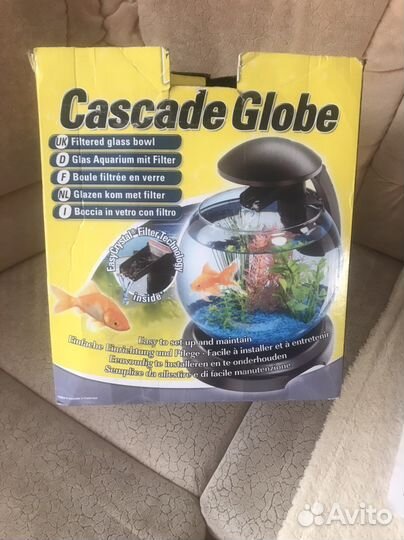 Аквариум с подсветкой и фильтром очистки воды