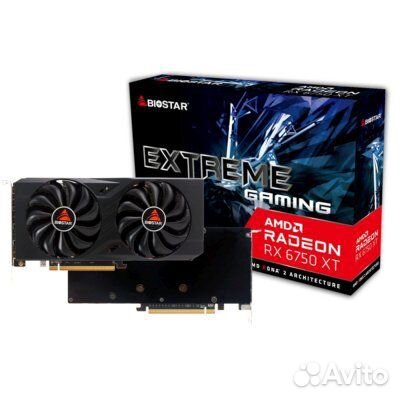Видеокарта Biostar AMD Radeon RX 6750 XT 12Gb VA67