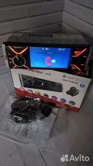 Автомагнитолы 1 din с bluetooth Pervoi 4480 USB