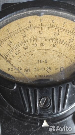 Винтажный тестер мультиметр