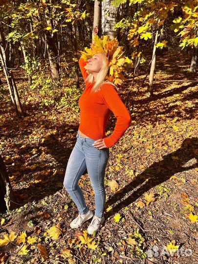 Джемпер оранжевый