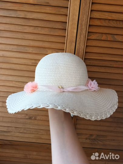 Соломенная шляпа, H&M, ог 51 или рост 104