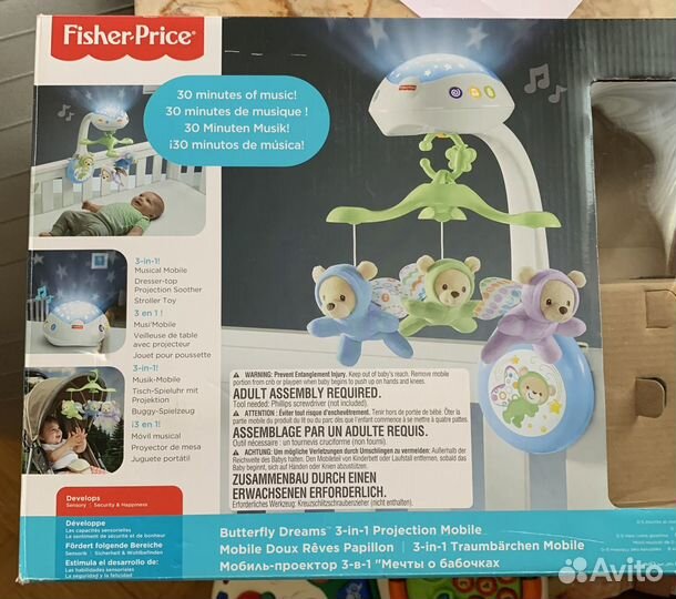 Мобиль на кроватку fisher price