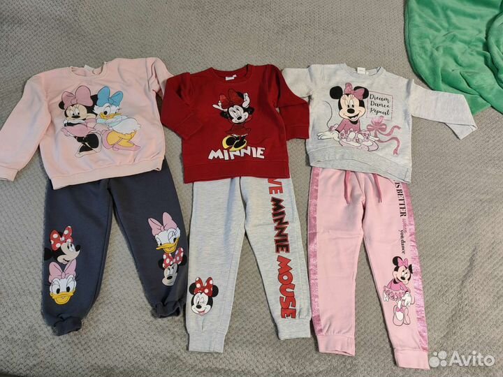 Вещи пакетом для девочки 104.110