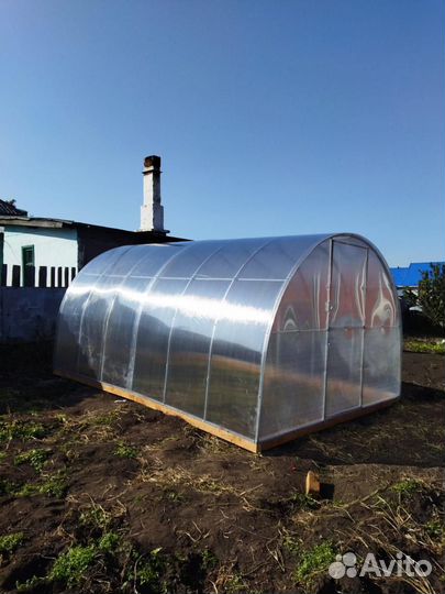 Теплица сверхпрочная 3*4 с поликарбонатом 4 мм