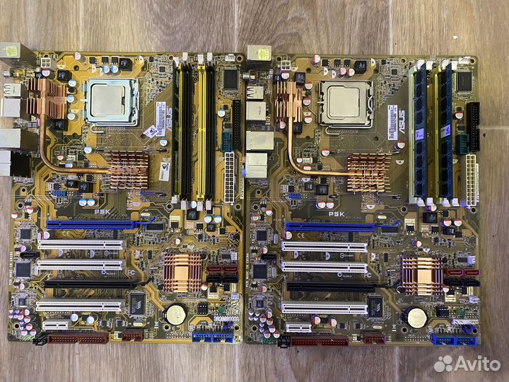 Материнская плата с процессором