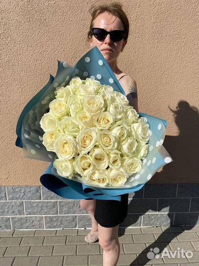 Розы Белые Розы с доставкой Букеты