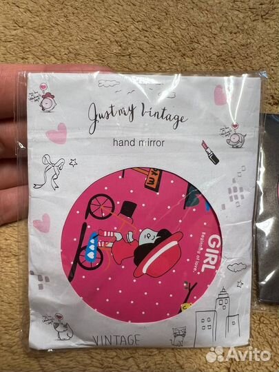 Компактное зеркало для дамской сумки