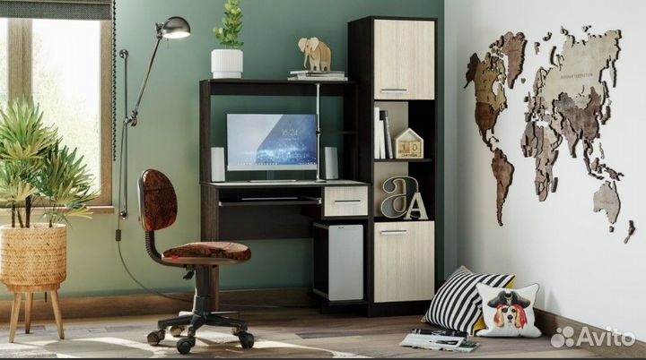 Компьютерный стол с пеналом 