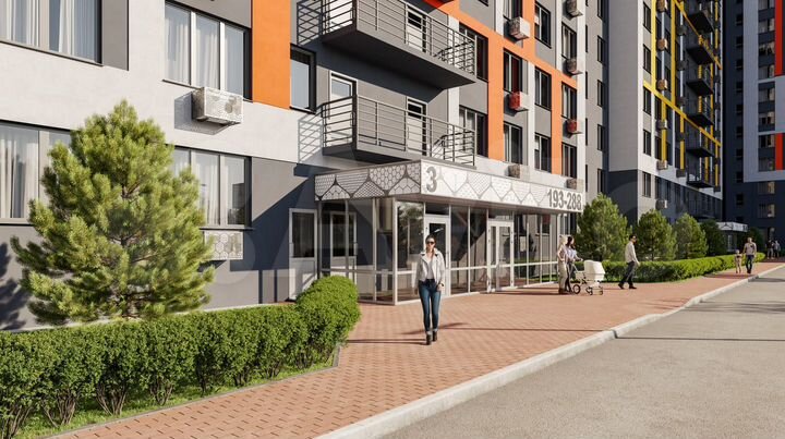 2-к. квартира, 62,4 м², 11/16 эт.