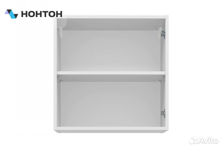 Полка навесная Слайд 462.02 белый глянец