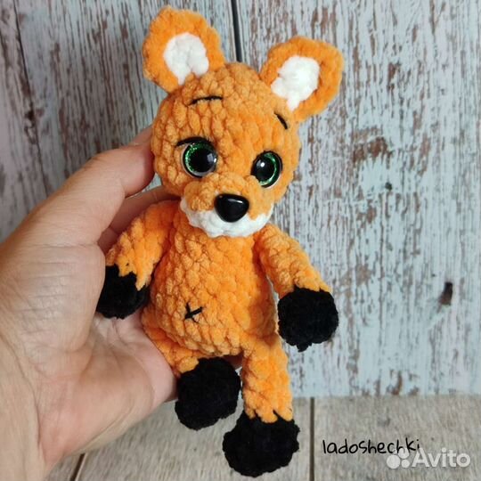 Вязаная игрушка Лисёнок Фоксик