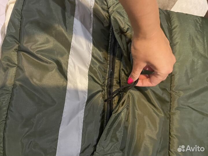 Зимний конверт в коляску на овчине трансформер