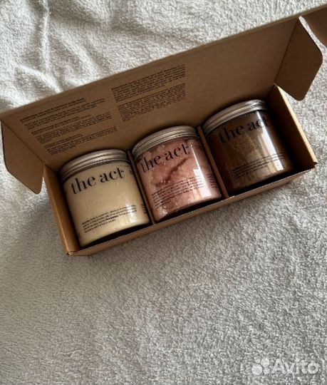 Набор подарочный скраб для тела The Act