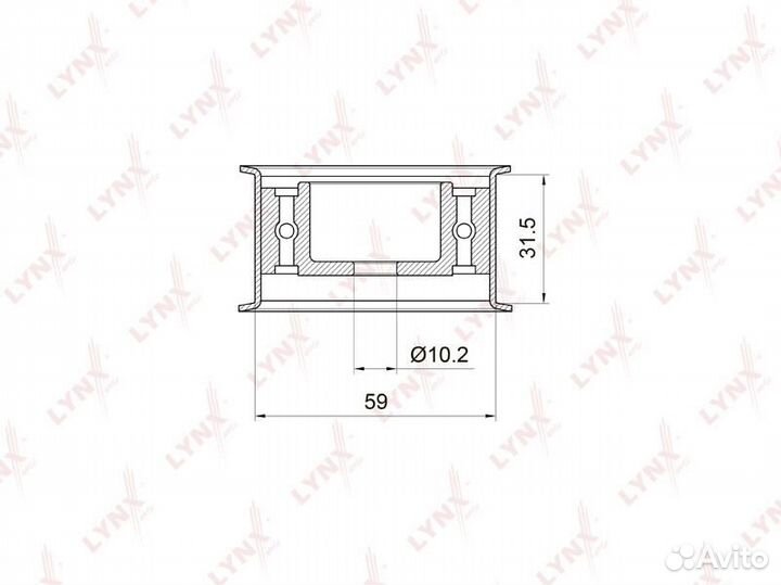 Ролик обводной ремня грм